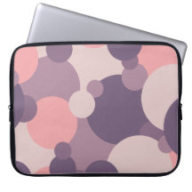 Saco de laptop de moléculas cor-de-rosa púrpura