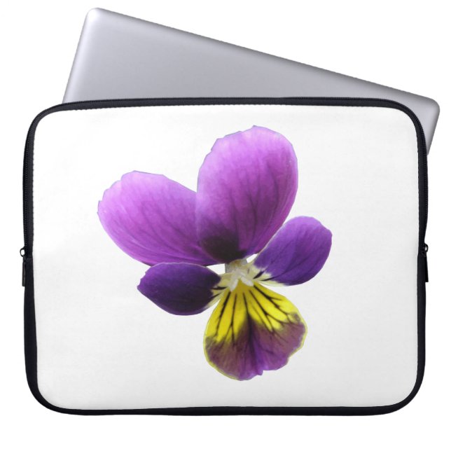 Capa Para Notebook Saco do Laptop Pansy bonito (Frente)