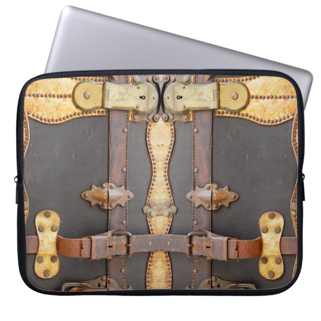 Capa Para Notebook Saco dos eletrônicos da bagagem de Steampunk (Frente)