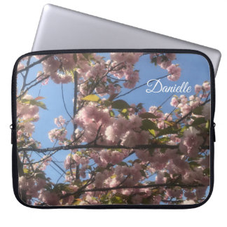 Capa Para Notebook Saco Eletrônico de Flores de Cerejeira