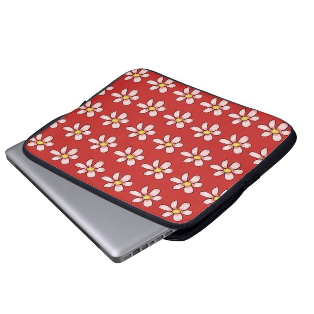 Capa Para Notebook Saco Eletrônicos Flores (Frente Inferior)