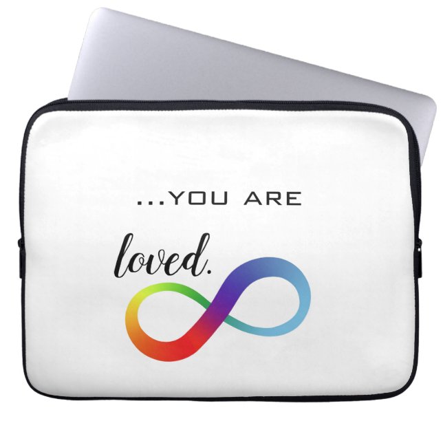 Capa Para Notebook Saco Infinity Orgulho LGBTQ+ (Frente)