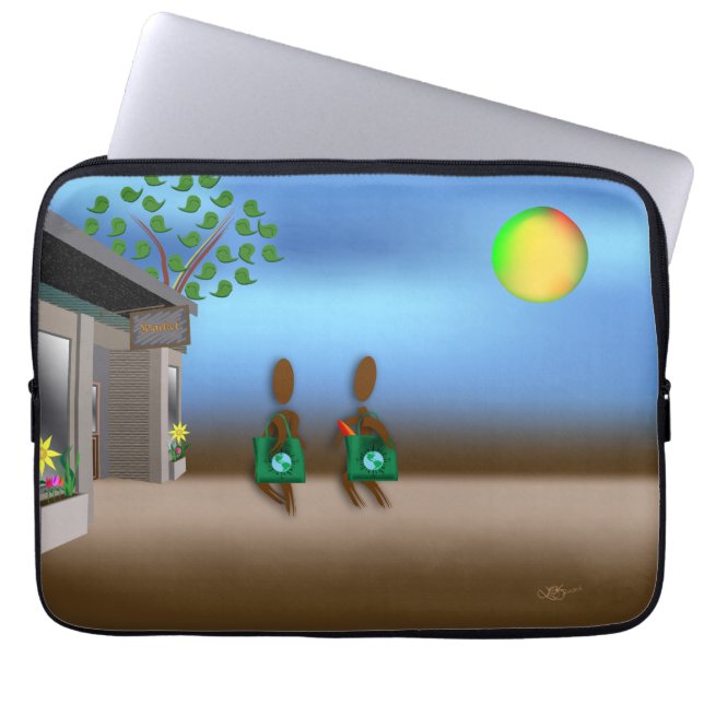 Capa Para Notebook Sacos reutilizáveis (Frente)