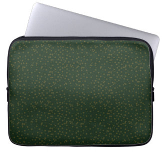 Capa Para Notebook Sage Green Polka Dots Modern Pattern