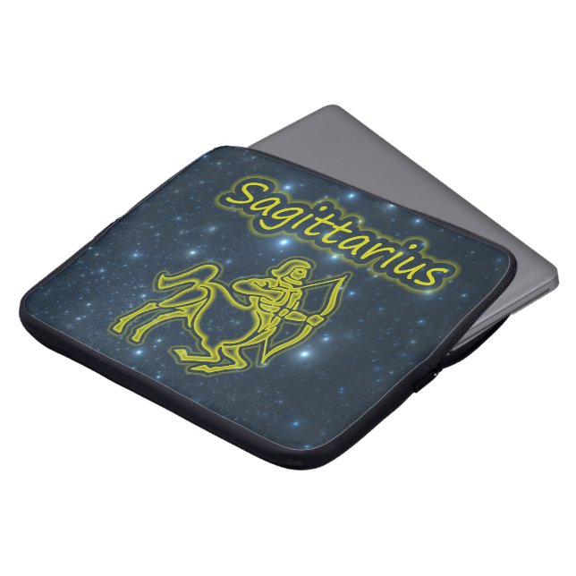 Capa Para Notebook Sagitário brilhante (Frente Topo)