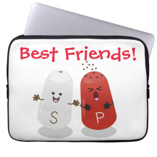 Capa Para Notebook Sal kawaii e cartografia dos pimentões