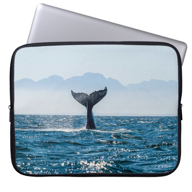 Capa Para Notebook Sala De Baleia: Água Dramática. (Frente)
