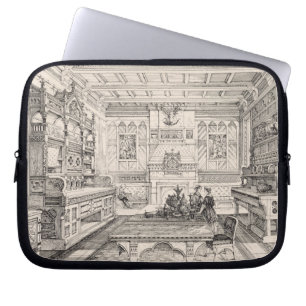 Capa Para Notebook Sala de jantar, 'dos exemplos de antigo e de
