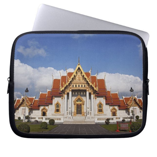 Capa Para Notebook Sala do Ubosot ou Bot, Wat Benchamabophit, Banguec (Frente)