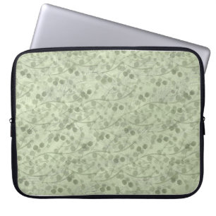 Capa Para Notebook Salas verdes claras e vindas do campo de algodão e