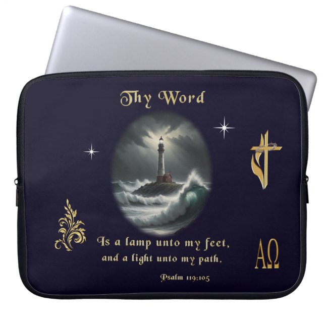 Capa Para Notebook Salmo 119 (Frente)