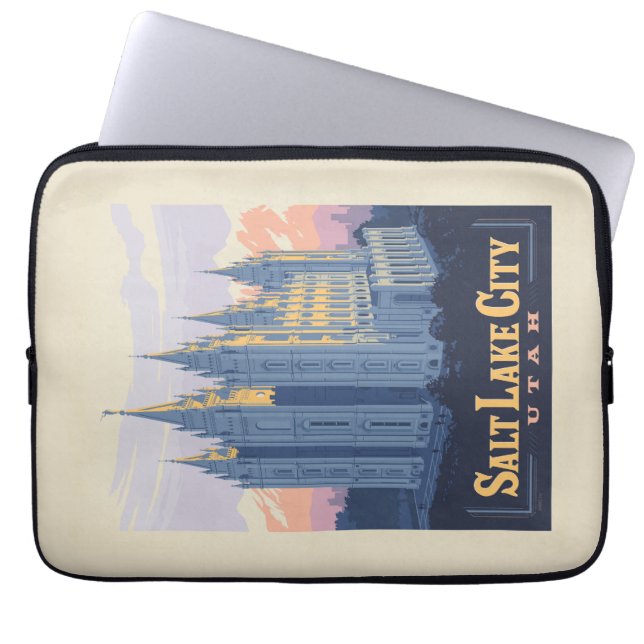 Capa Para Notebook Salt Lake Temple | Salt Lake City, Utah (Frente)