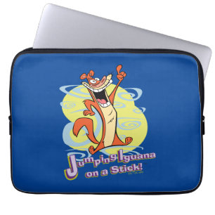 Capa Para Notebook Saltando Igauna em um Stick!™