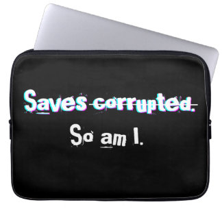 Capa Para Notebook Salva Corrompido Então Eu Sou Engraçado Glitch de