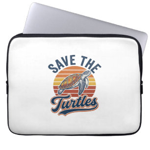 Capa Para Notebook Salvar As Tartarugas Camiseta De Tartaruga Marinha