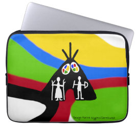 Capa Para Notebook Samiska klara roliga färger mönster