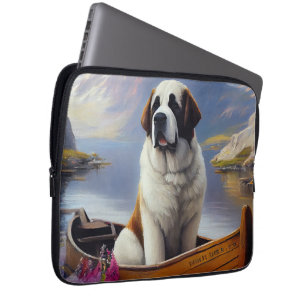 Capa Para Notebook Santo Bernard em um Paddle: Uma Aventura Cênica