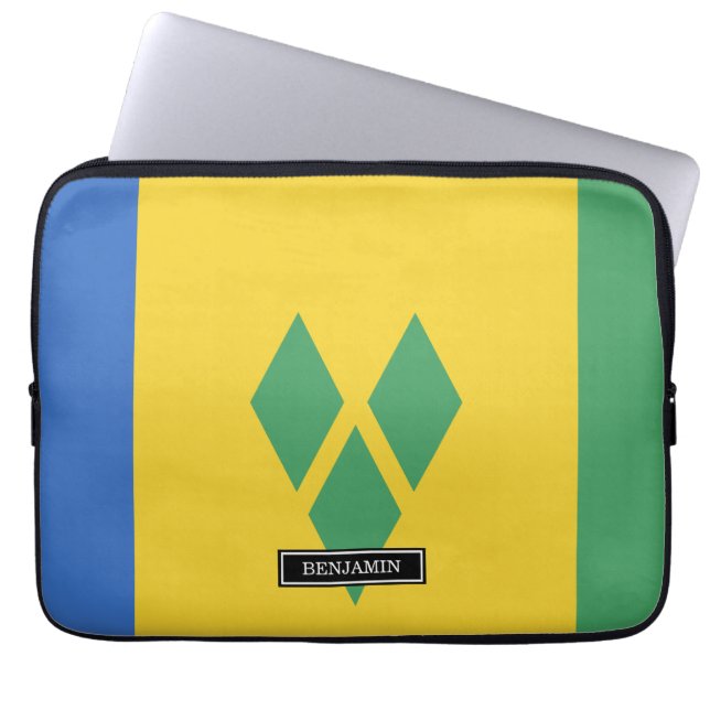 Capa Para Notebook Santo Vincent Flag (Frente)