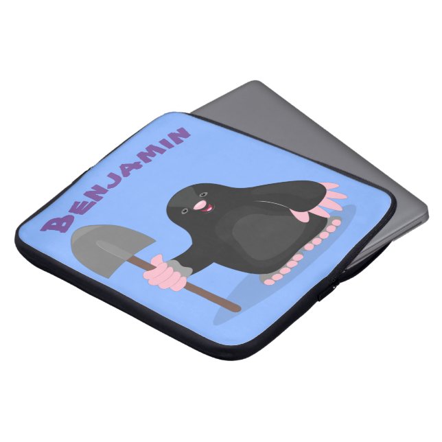 Capa Para Notebook Sapo bonito com desenho animado (Frente Topo)