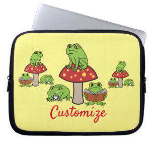 Capa Para Notebook Sapos Cottagecore Thunder_Cove
