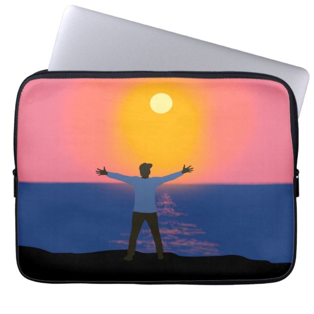 Capa Para Notebook Saudação ao Sol (Frente)