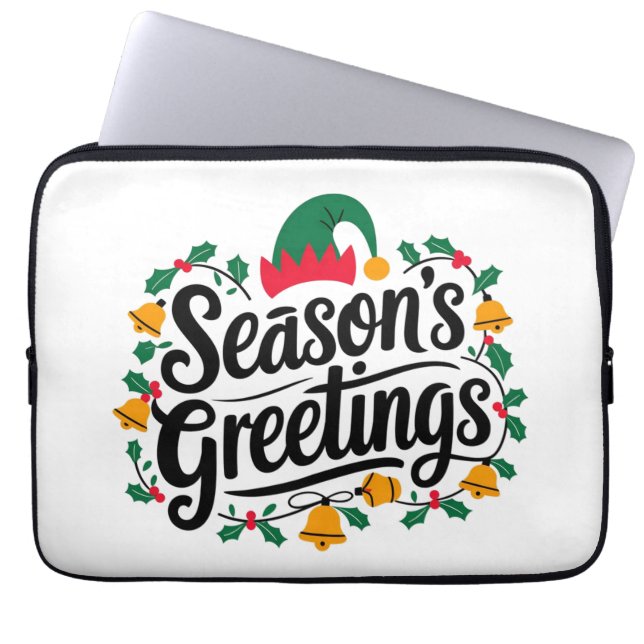 Capa Para Notebook Saudações de Natal (Frente)