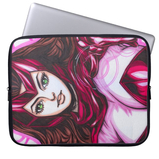 Capa Para Notebook Scarlet Witch ~ Wanda Maximoff (Frente)
