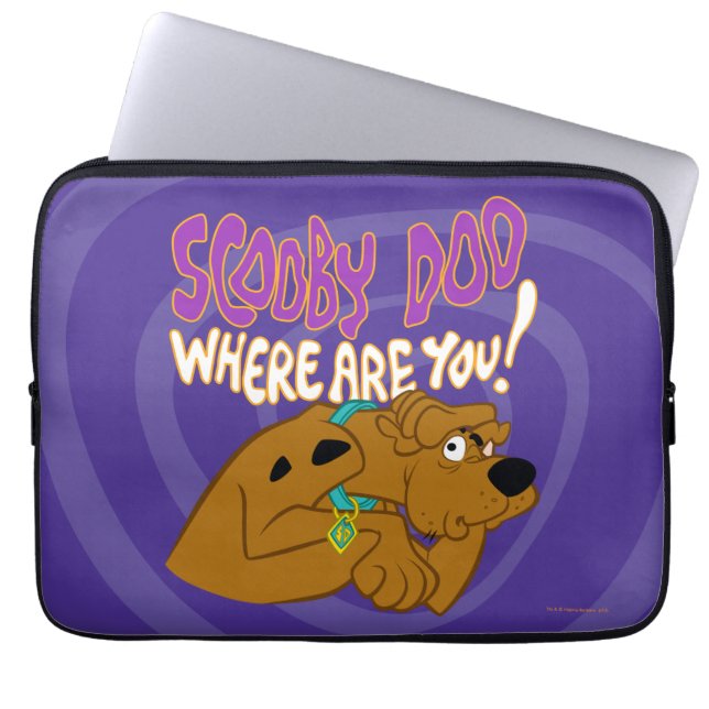 Capa Para Notebook Scooby-Doo Assustado (Frente)