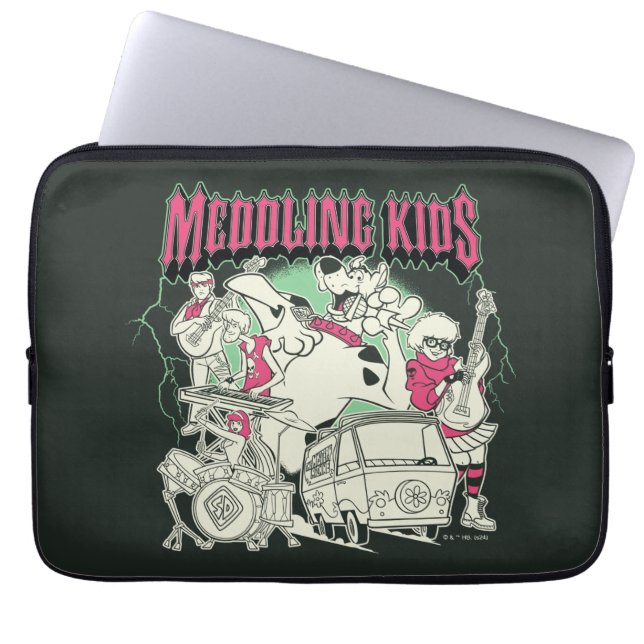 Capa Para Notebook Scooby-Doo e Gang Meddling Kids Punk Banda (Frente)