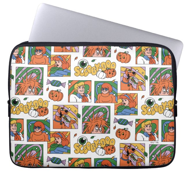 Capa Para Notebook Scooby-Doo Halloween Photos Pattern (Frente)