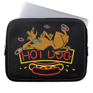 Capa Para Notebook Scooby-Doo - Sinal de Neon Cachorro Quente