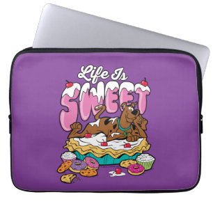Capa Para Notebook Scooby-Doo "vida é doce "