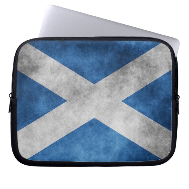 Capa Para Notebook Scotland Grunge - Santo Andrew's Cross (Frente)