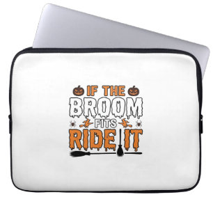Capa Para Notebook Se a Vassoura Serve Monte Nele Camisa de Bruxa de