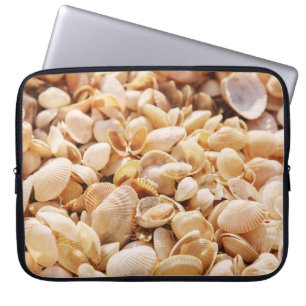 Capa Para Notebook Sea Beach Shell: Fundo Texturizado de Verão