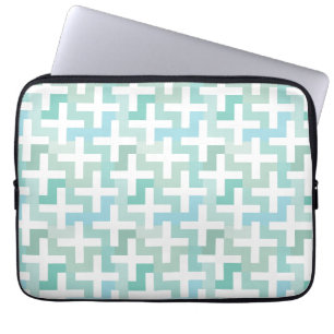 Capa Para Notebook Seafoam Green Geométrico