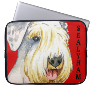 Capa Para Notebook Sealyham Terrier Color Block