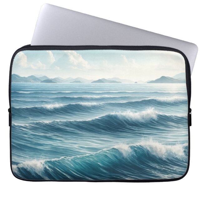 Capa Para Notebook Seascape Serenity (Frente)