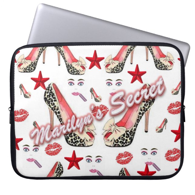 Capa Para Notebook Segredo da bolsa de laptop Marilyn (Frente)