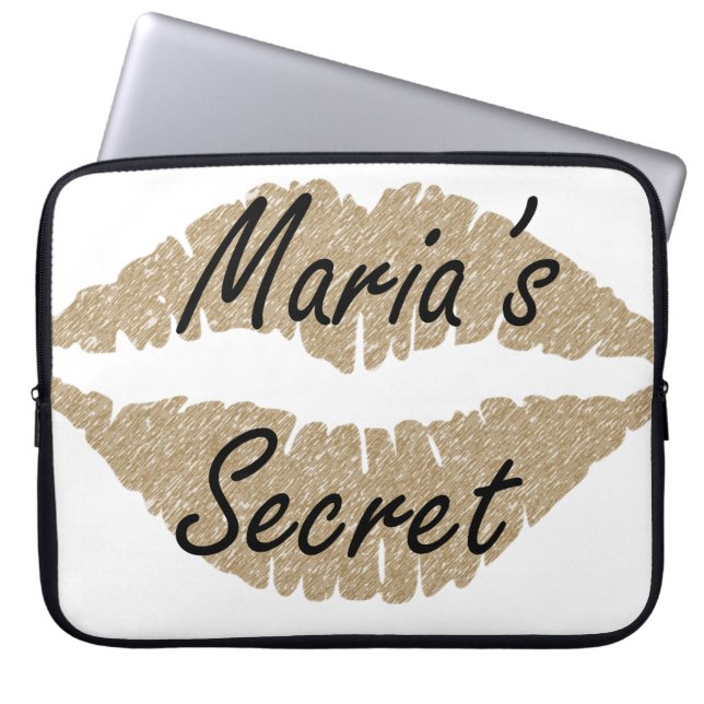 Capa Para Notebook Segredo de bolsa de laptop Maria (Frente)