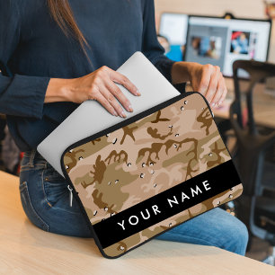Capa Para Notebook Seixos de Camuflagem do Deserto, Seu nome, Persona