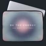 Capa Para Notebook Seja A Energia Que Você Quer Atrair<br><div class="desc">Seja A Energia Que Você Quer Atrair - citação inspiradora e motivacional - Tipografia - gradiente/ aura coloridos.</div>