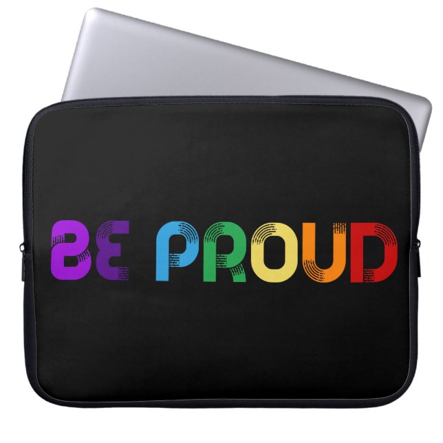 Capa Para Notebook Seja Orgulho gay LGBT orgulhoso (Frente)