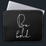 Capa Para Notebook Seja pia batismal branca corajosa<br><div class="desc">Seja corajoso: não esteja receoso ser conselho corajoso e audacioso,  simples da vida para este design minimalista.</div>