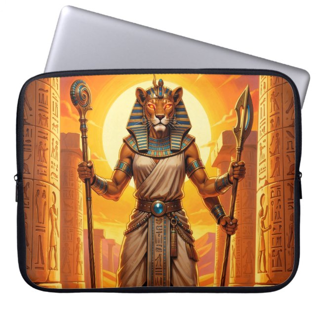 Capa Para Notebook Sekhmet – Löwenköpfige Kriegsgöttin (Frente)