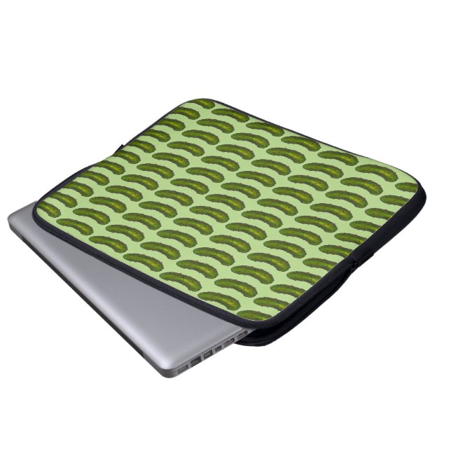Capa Para Notebook Seletor Verde Amargo Picles Foodie Kosher Deli (Frente Inferior)