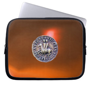 Capa Para Notebook SELO DA cinza MOPLAR DE KNIGHTS, laranja