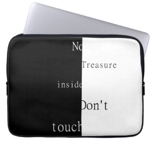 Capa Para Notebook Sem Tesouro Dentro – Não Toque