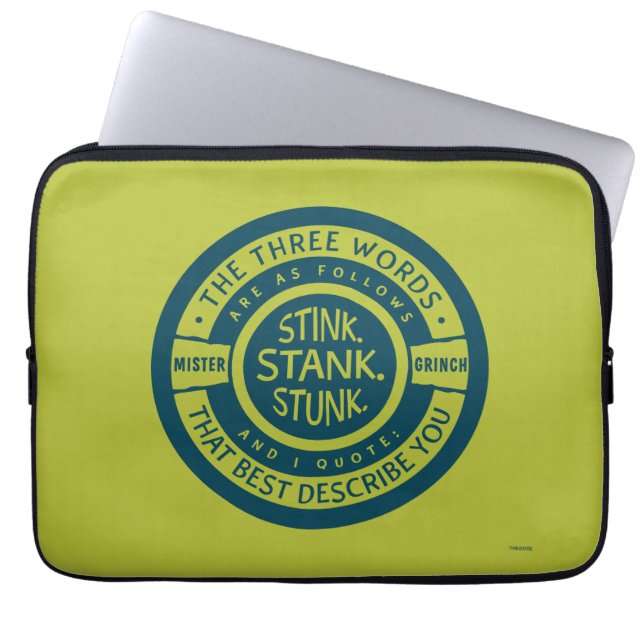 Capa Para Notebook Senhor Grinch | Fedor Fedendo Fedido Citação (Frente)