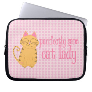 Capa Para Notebook Senhora sã a bolsa de laptop do gato de Purrfectl